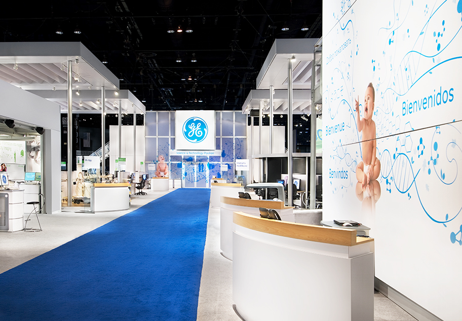 Each modality was provided with a concierge desk where visitors, often from other countries could find help and guidance.