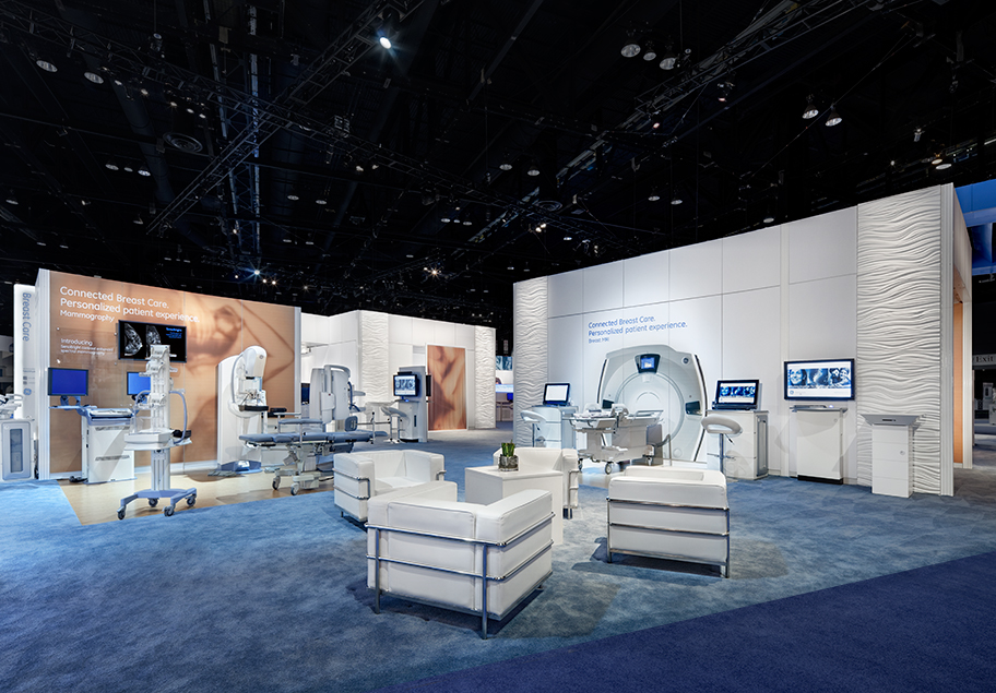 The design expresses GE's dedication in providing women's healthcare with powerful tools in this area for personal interaction.