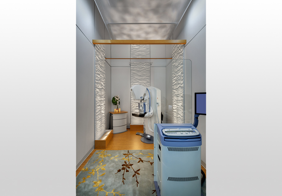 In this space we created a spa-like environment as an example for GE customers in creating benchmark best in class practices.