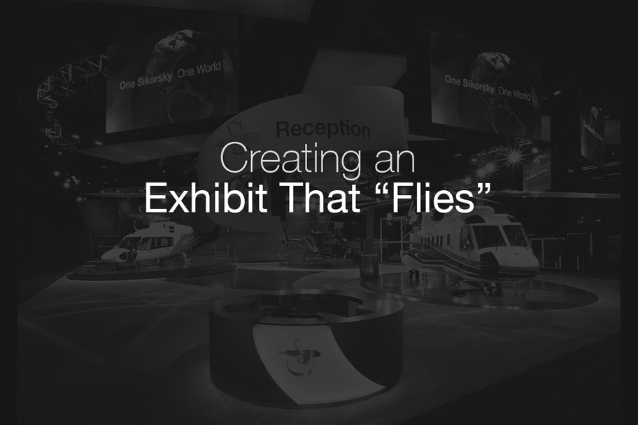 McMillan Group's award winning Sikorsky exhibit at Heli-Expo. 